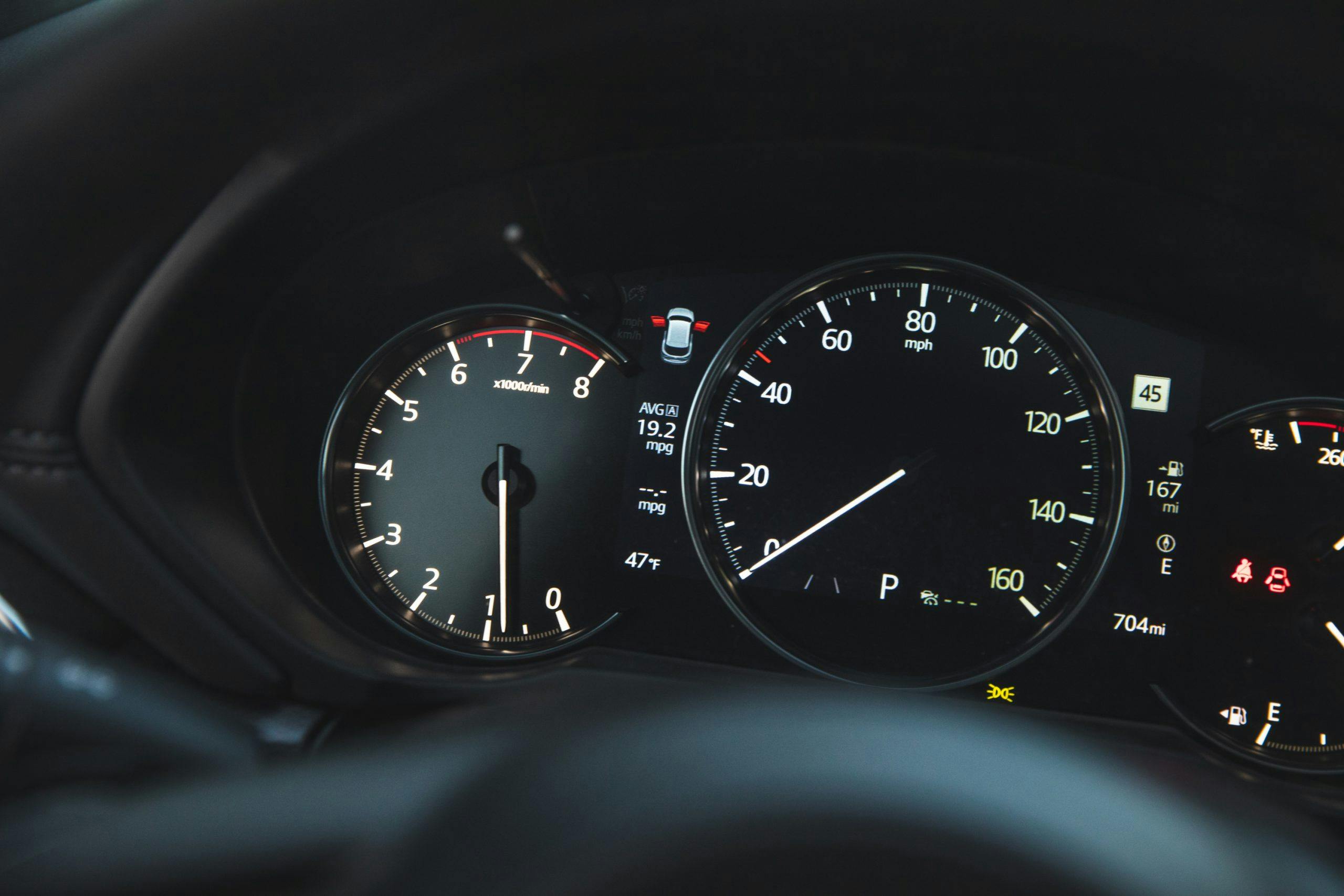 2022 Mazda CX-5 Turbo AWD gauges