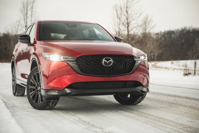 2022 Mazda CX-5 Turbo AWD front three-quarter