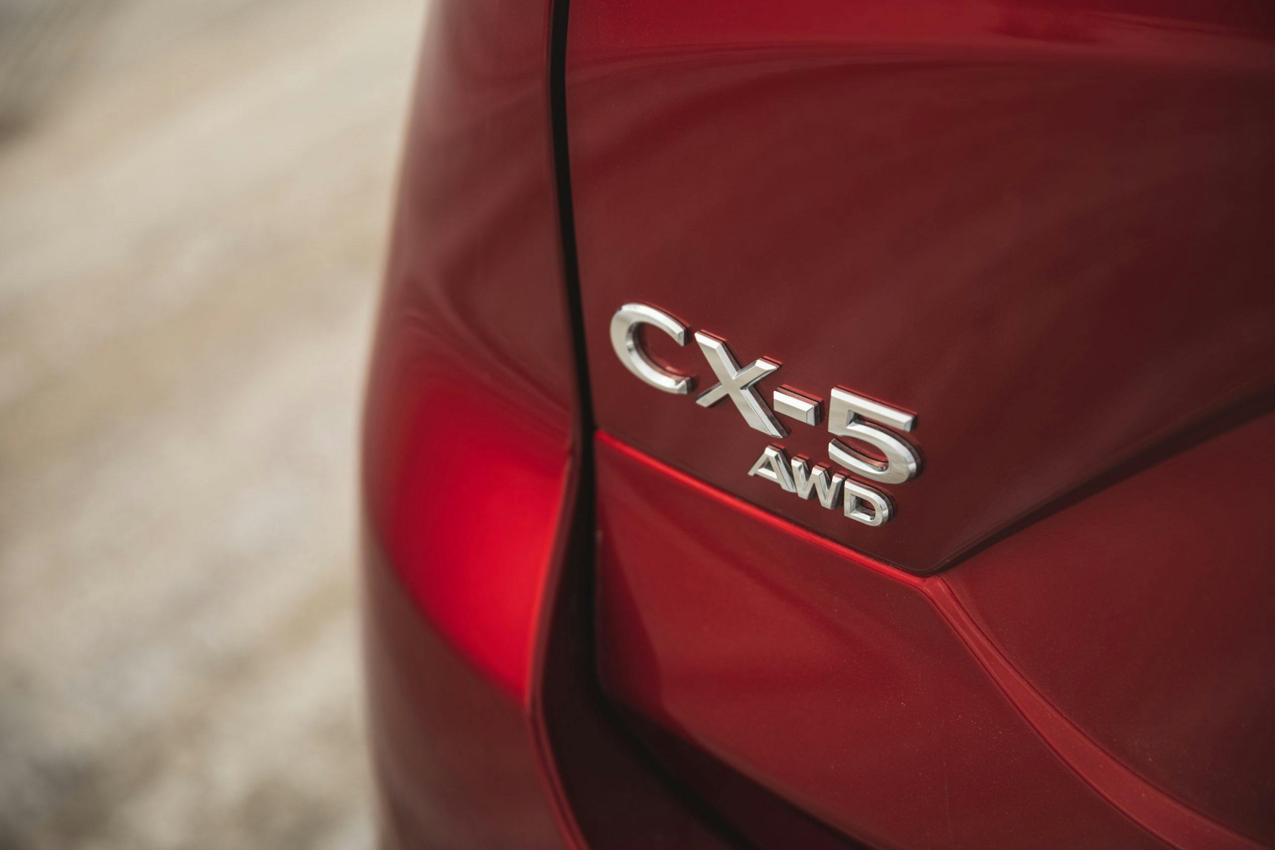 2022 Mazda CX-5 Turbo AWD rear badge detail