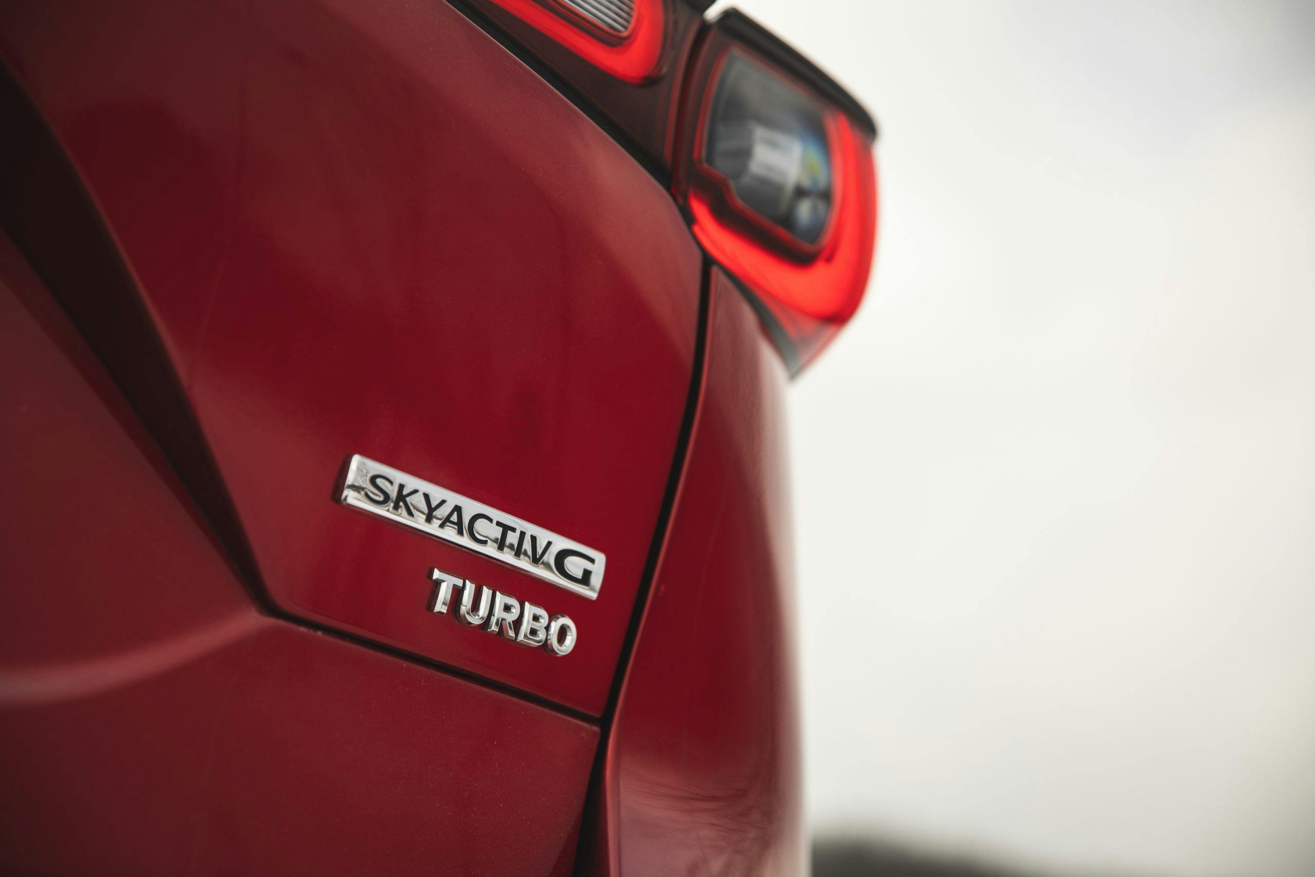 2022 Mazda CX-5 Turbo AWD rear badges detail