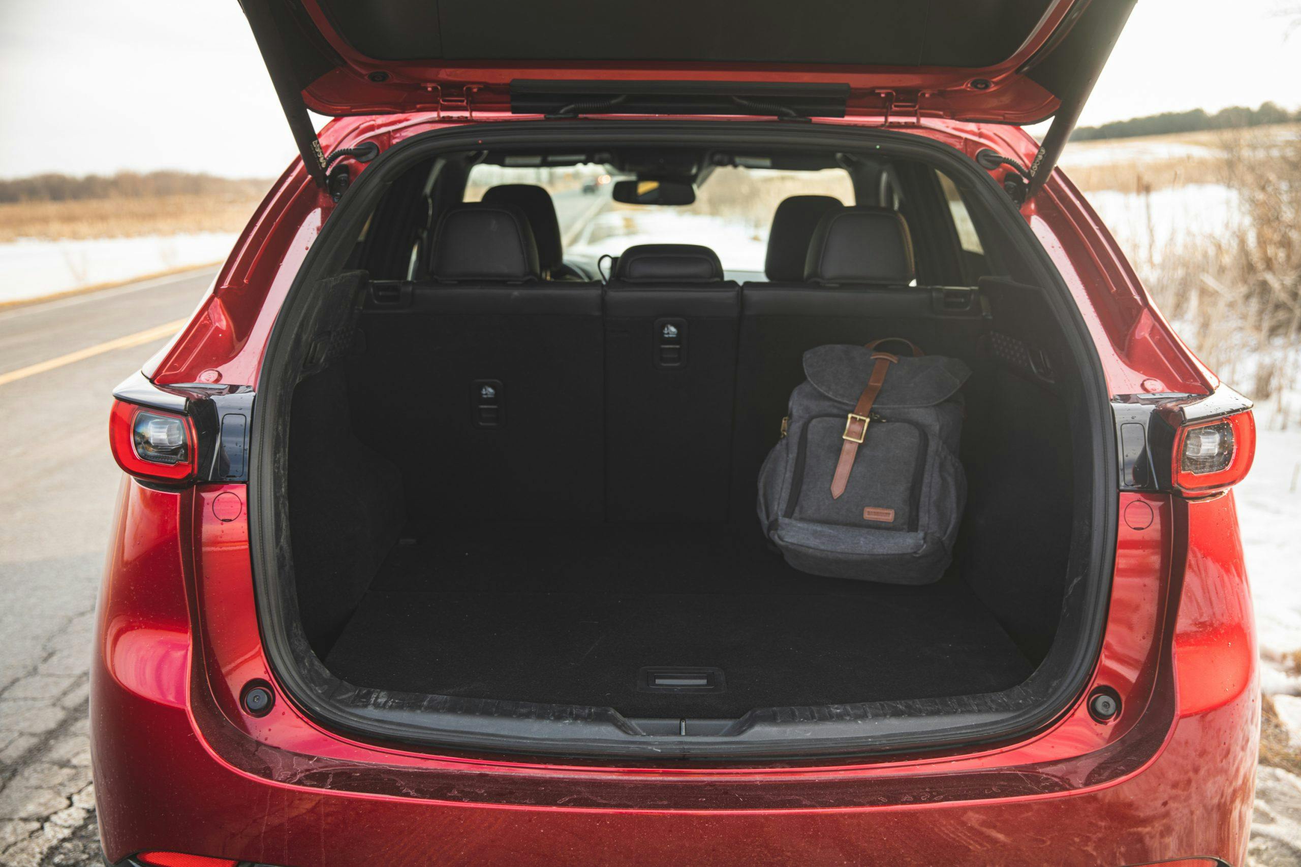 2022 Mazda CX-5 Turbo AWD interior rear cargo volume