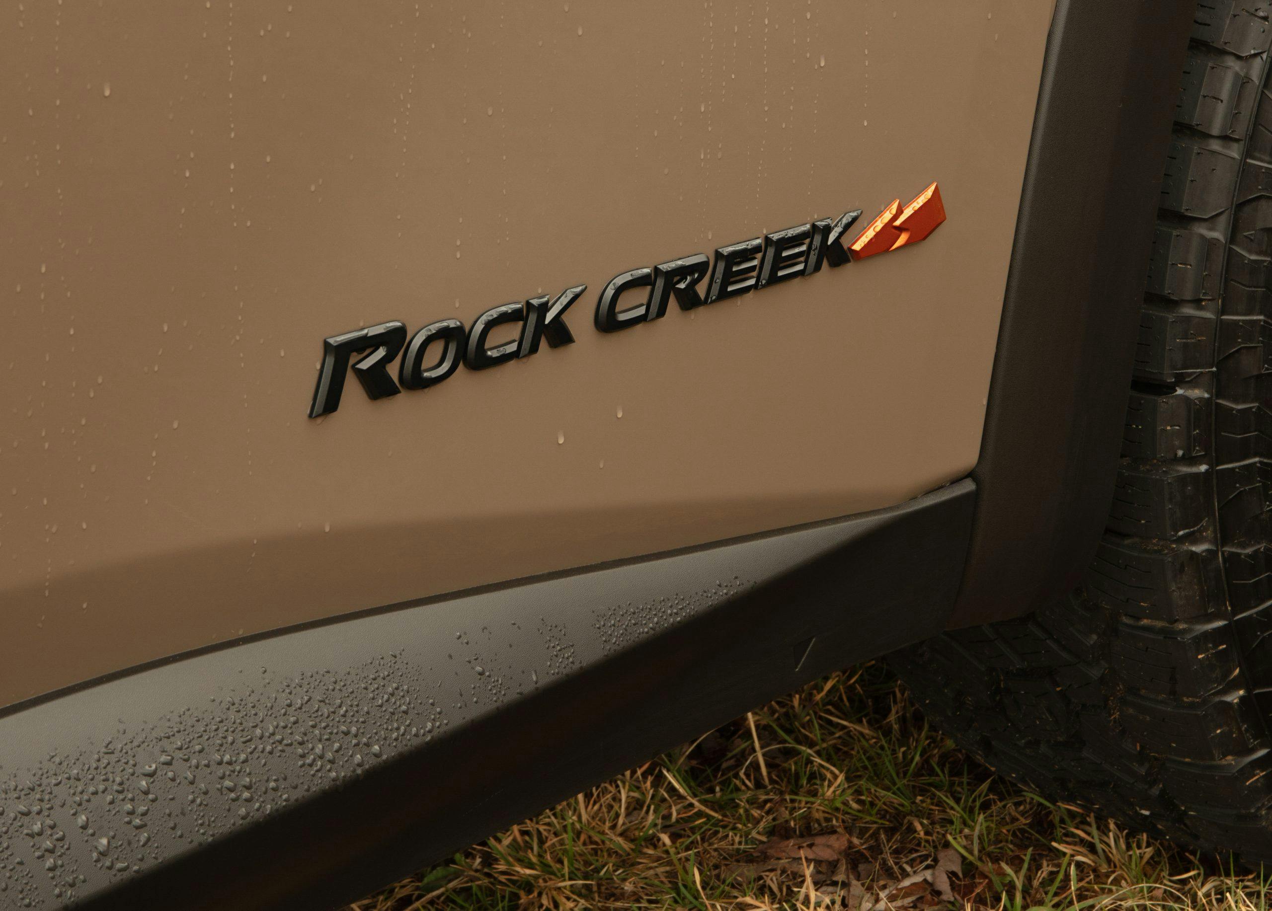 2023 Nissan Pathfinder Rock Creek badge