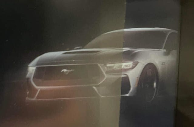 mustang s650 spy shot front end revealed grille