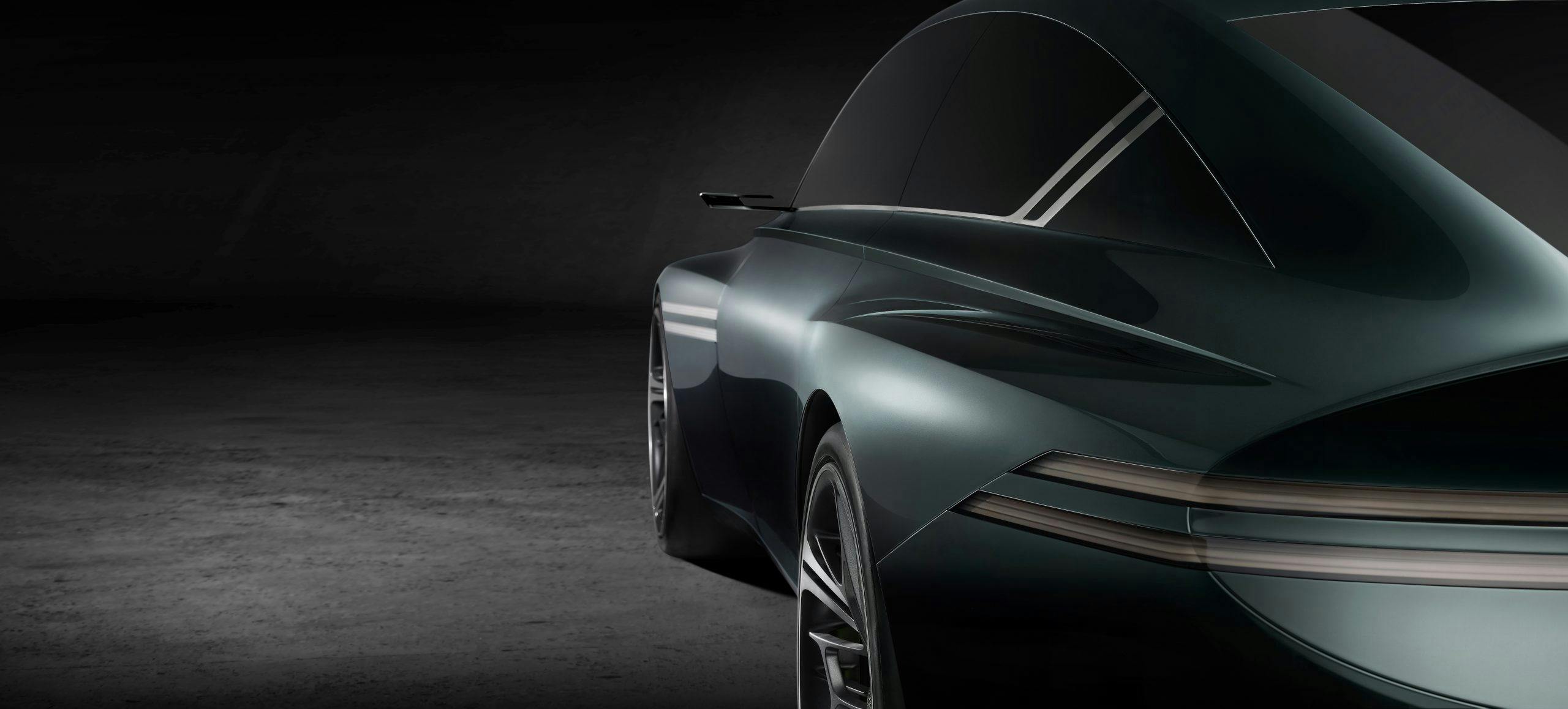 Genesis X Speedium Concept rear three quarter profile
