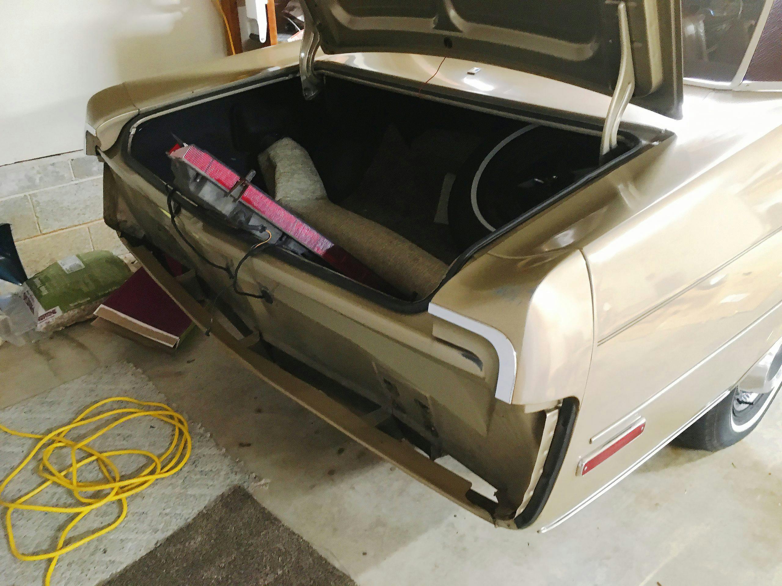 AMC Ambassador bumper repair