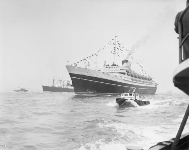 Ocean Liner Andrea Doria Sailing