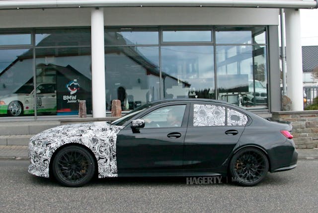 BMW M3 CS spied side view