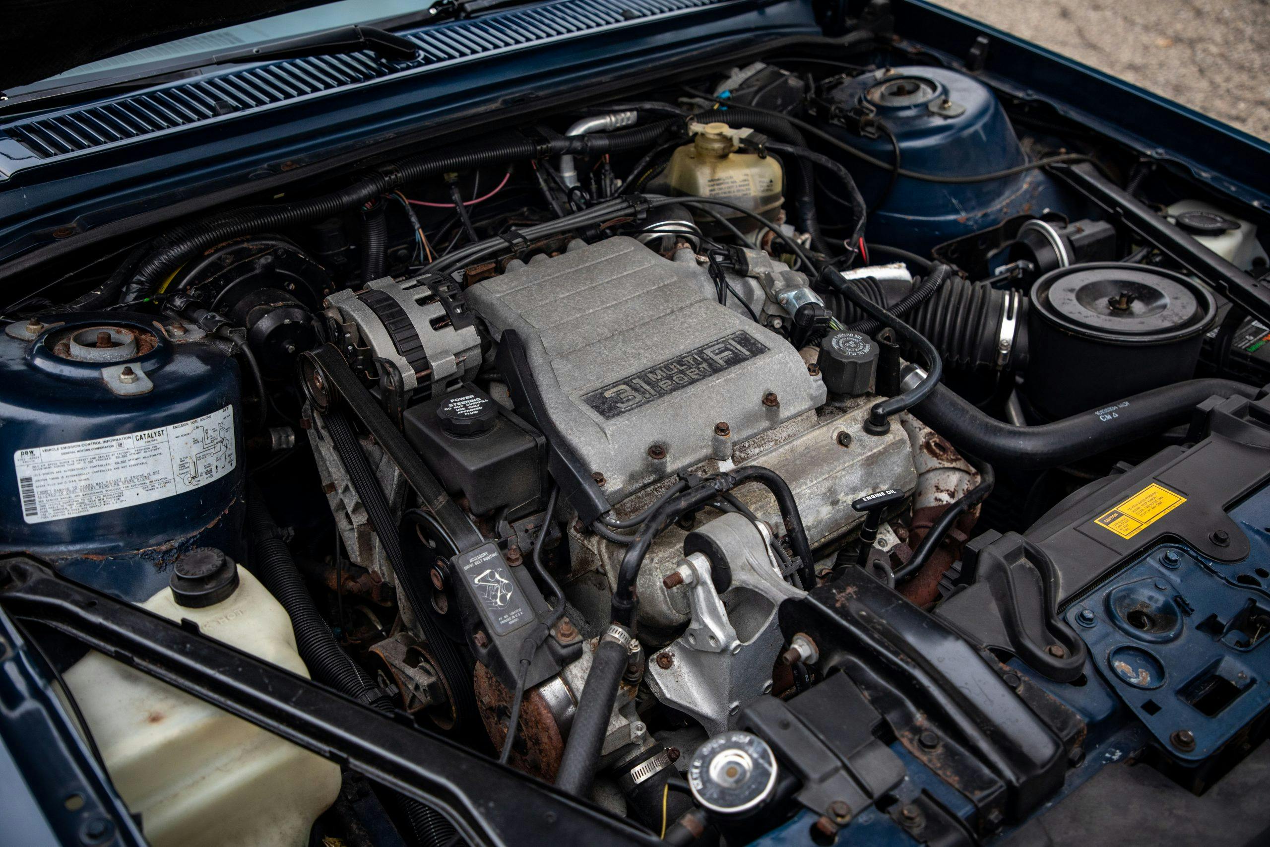 1989 Pontiac 6000STE AWD engine bay