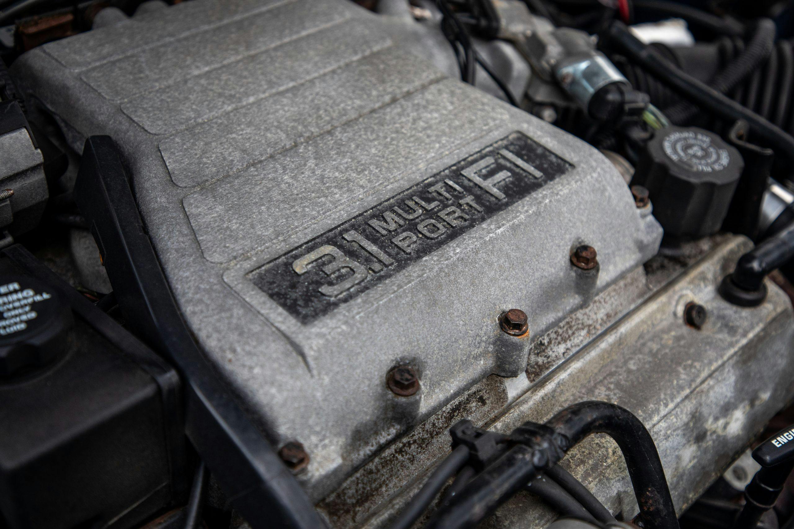 1989 Pontiac 6000STE AWD engine detail