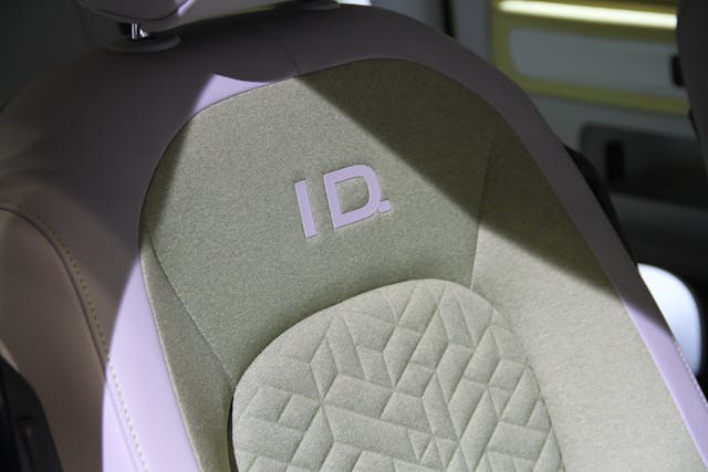 Euro-Spec ID. Buzz Prototype interior seat detail