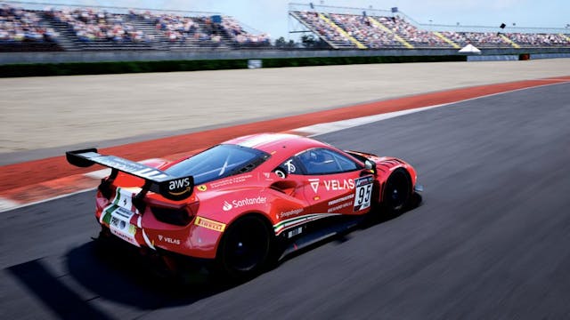 Ferrari Esports rear three-quarter