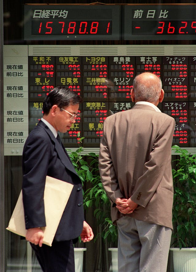 Tokyo stock exchange 1992