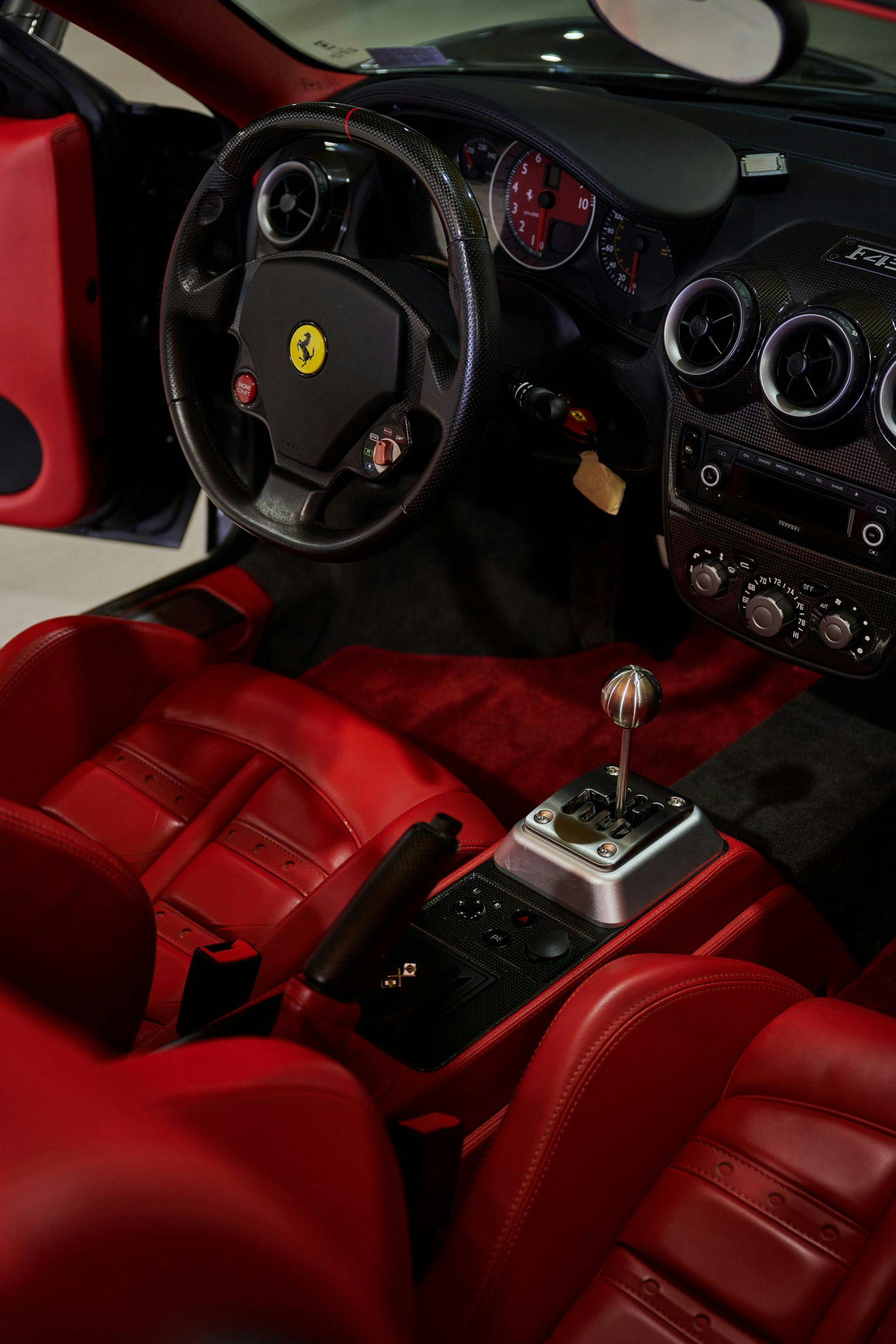 Ferrari interior high angle vertical