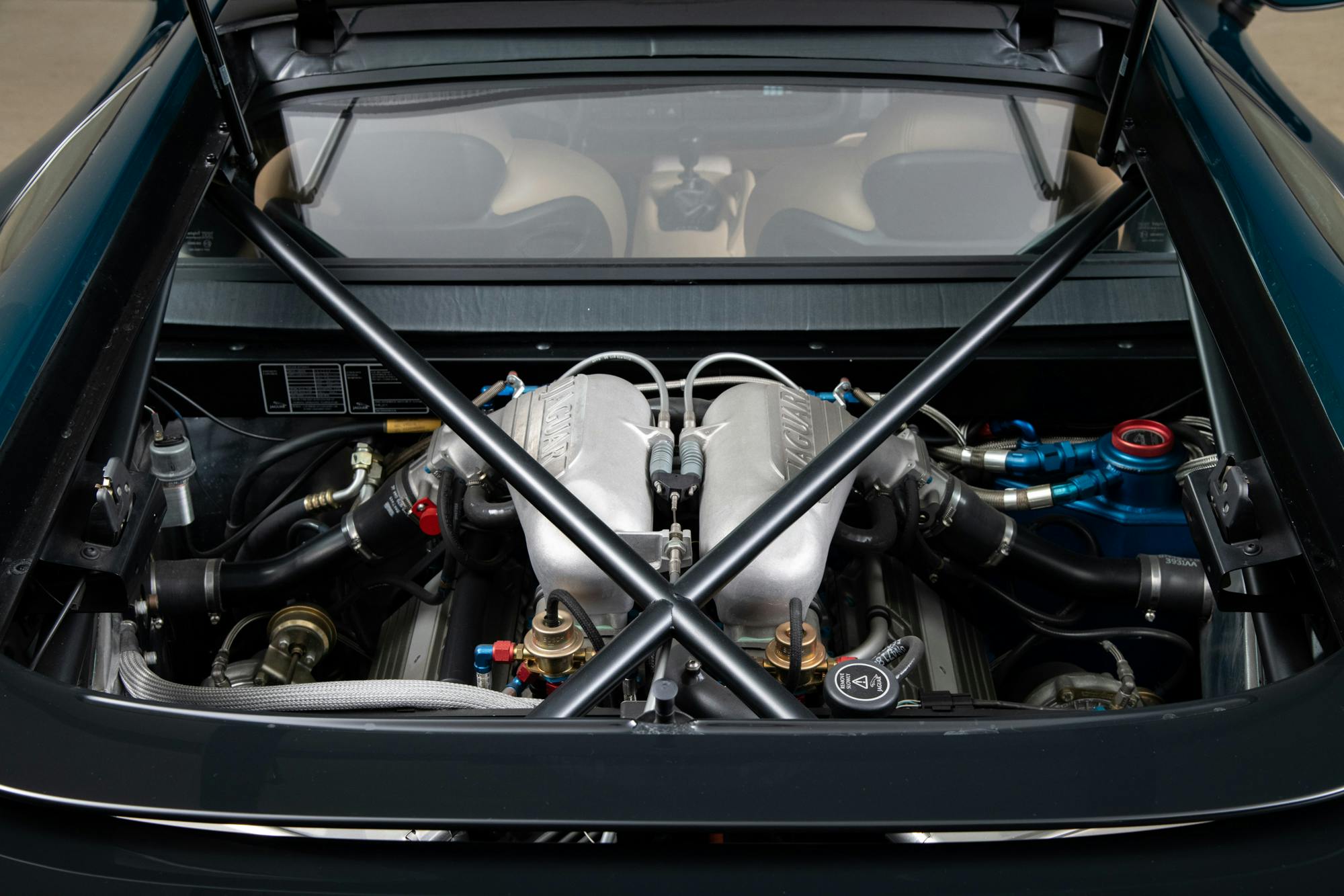 Jaguar XJ220 engine bay