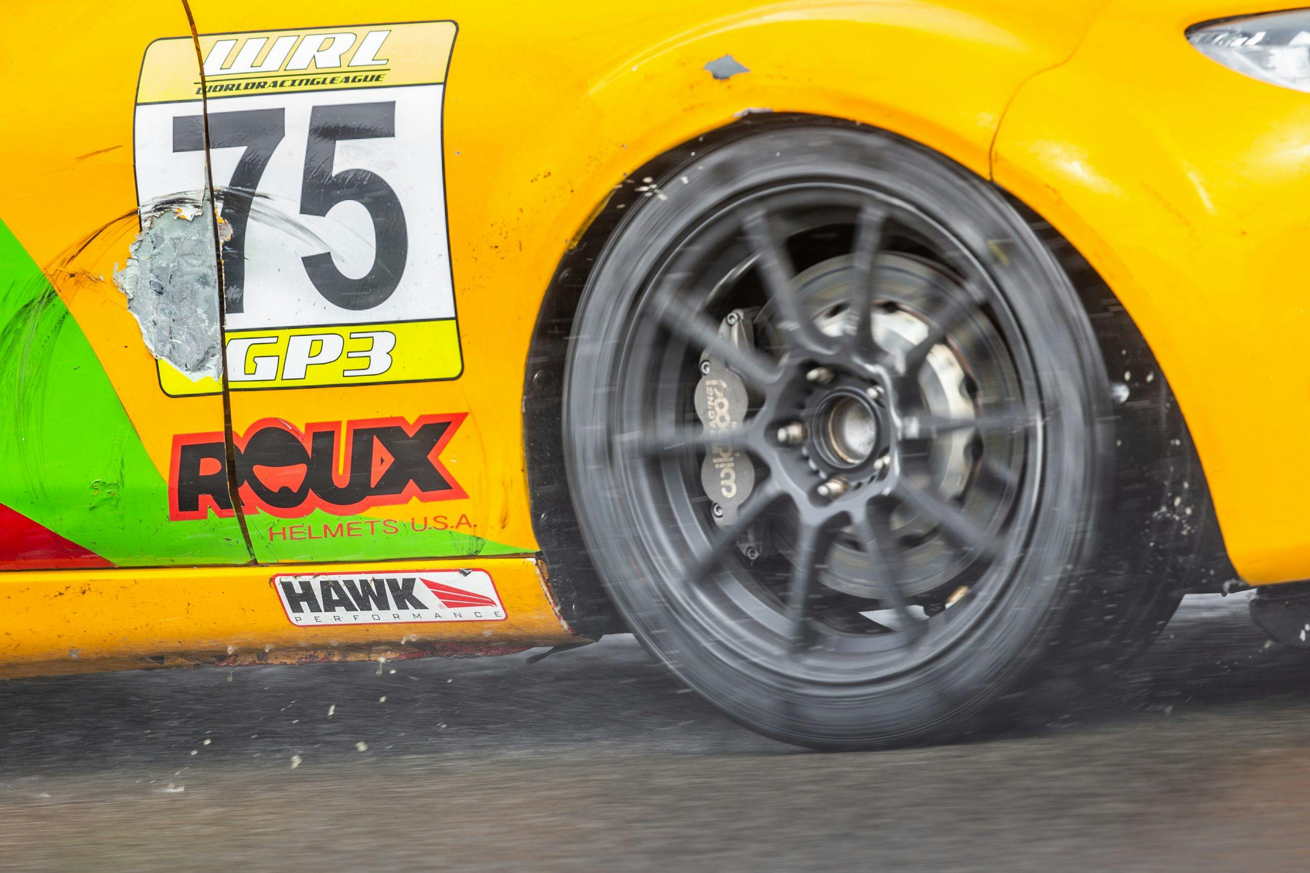 Mid-Ohio WRL racing wheel tire brake action