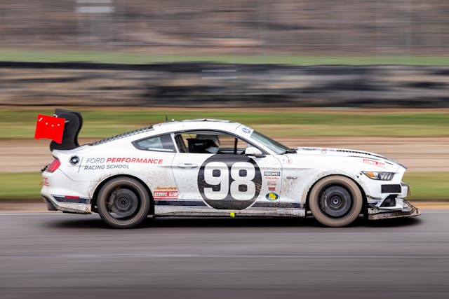 Mid-Ohio WRL racing mustang action