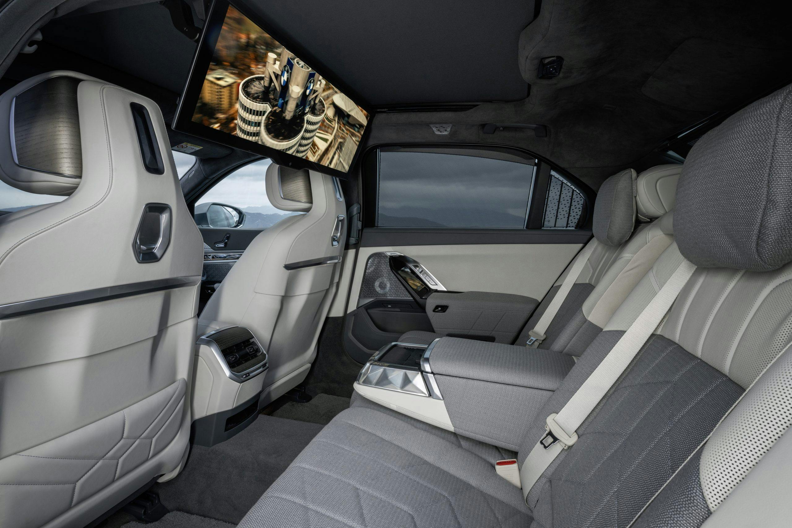 BMW 7-Series interior rear seat