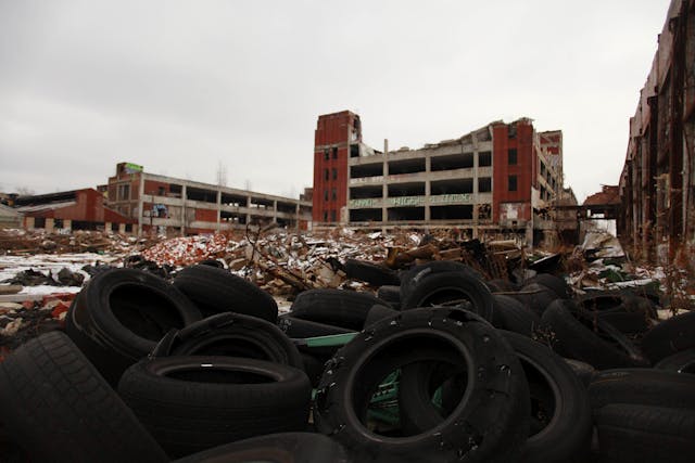 Detroit Iconic Abandoned Packard Plant