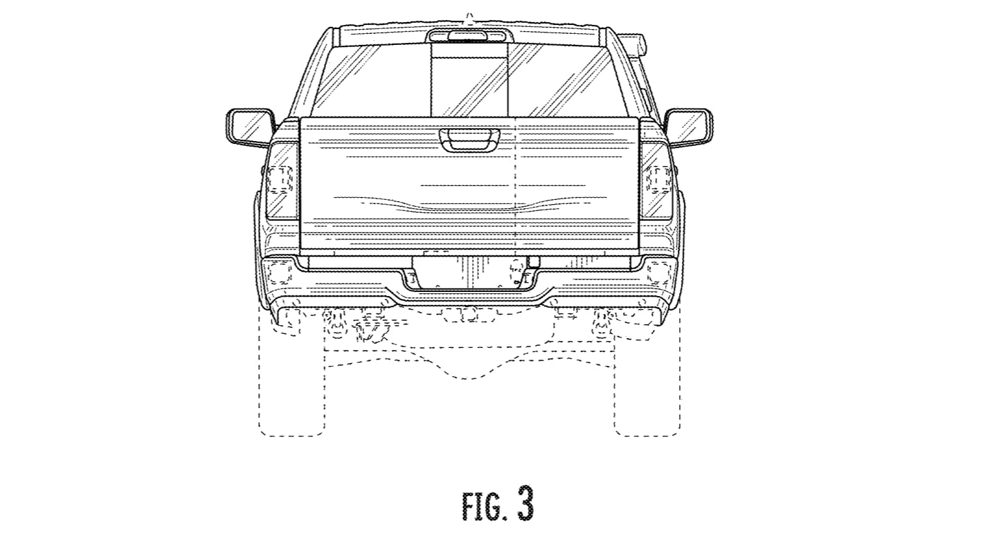 Ram 1500 Overland Patent image Rear end