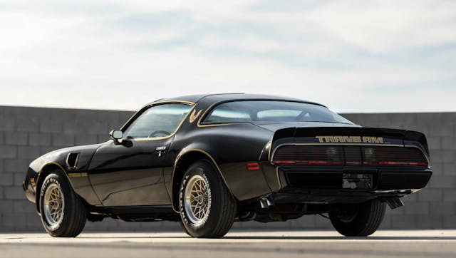 Pontiac trans am rear three-quarter