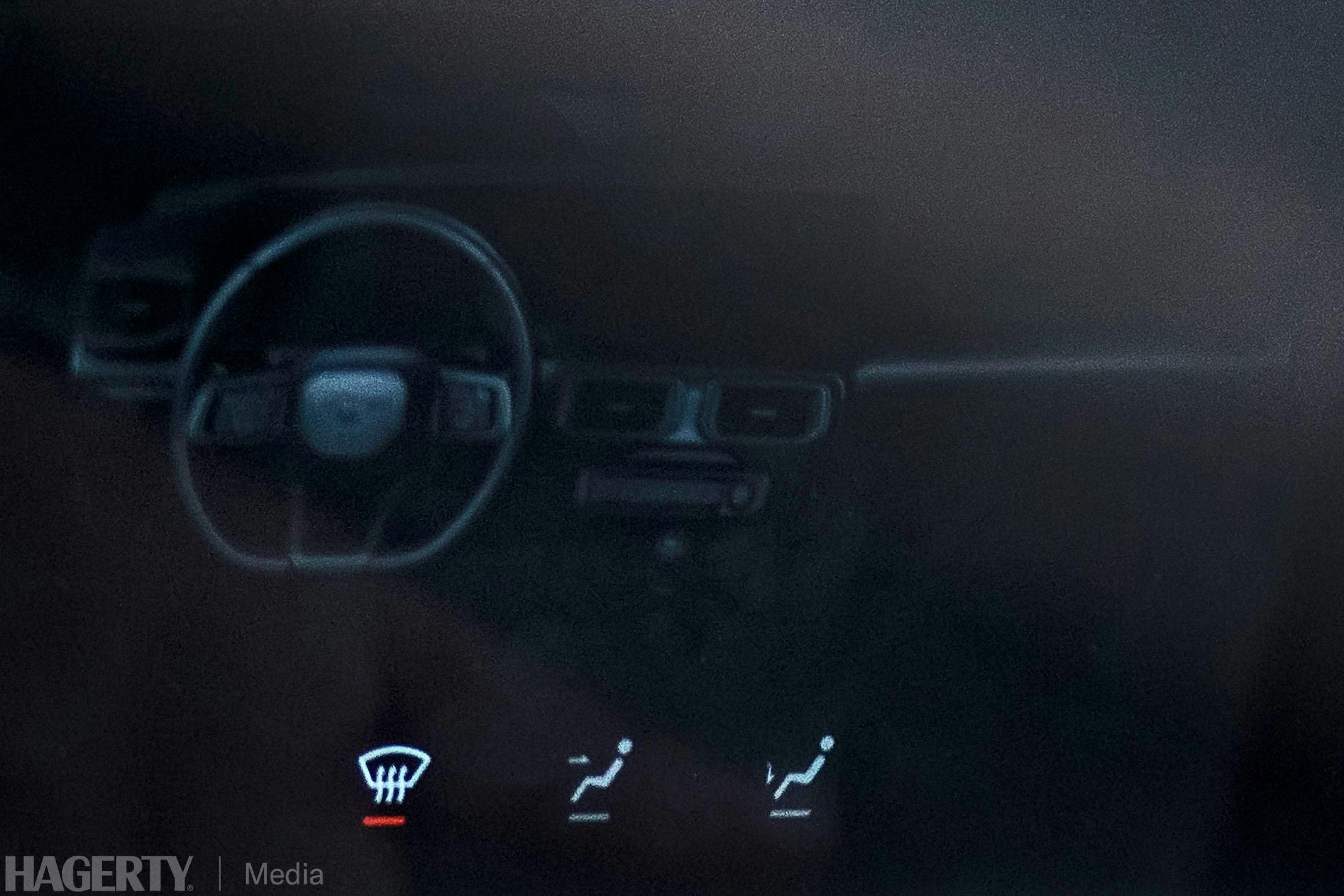 Mustang interior spy shot glimpse