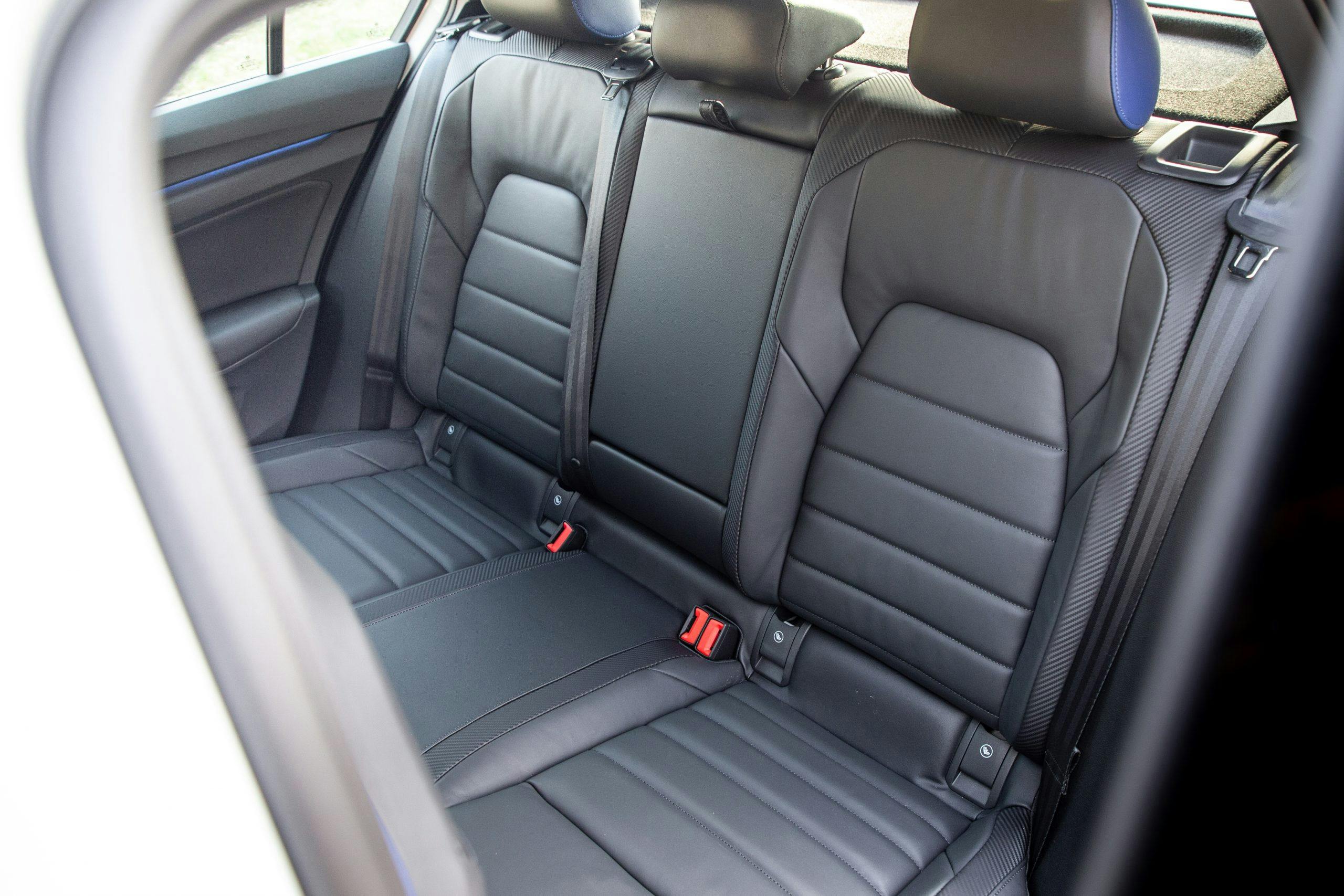 VW Golf R interior rear seat