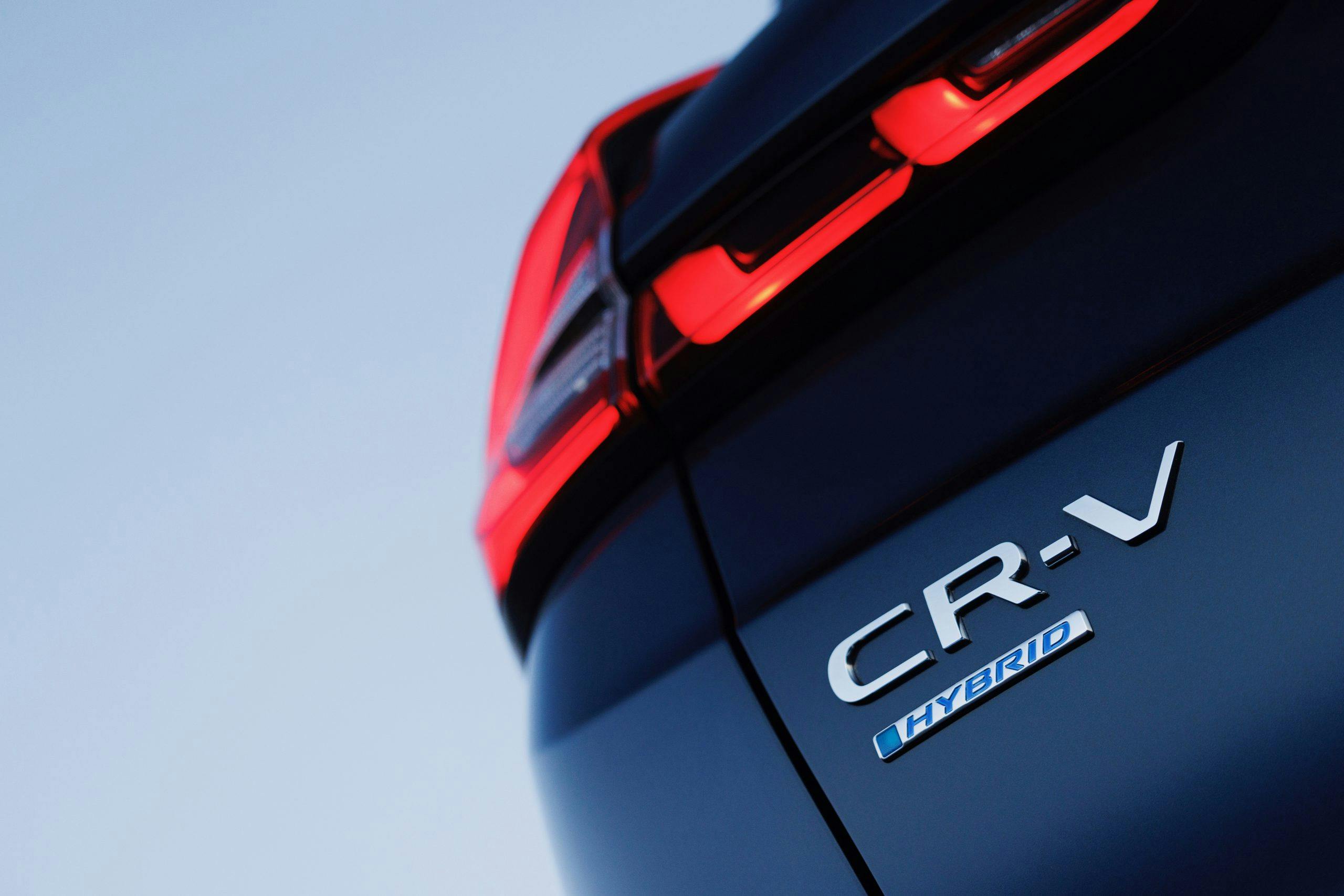 2023 Honda CR-V exterior hybrid badge wide crop