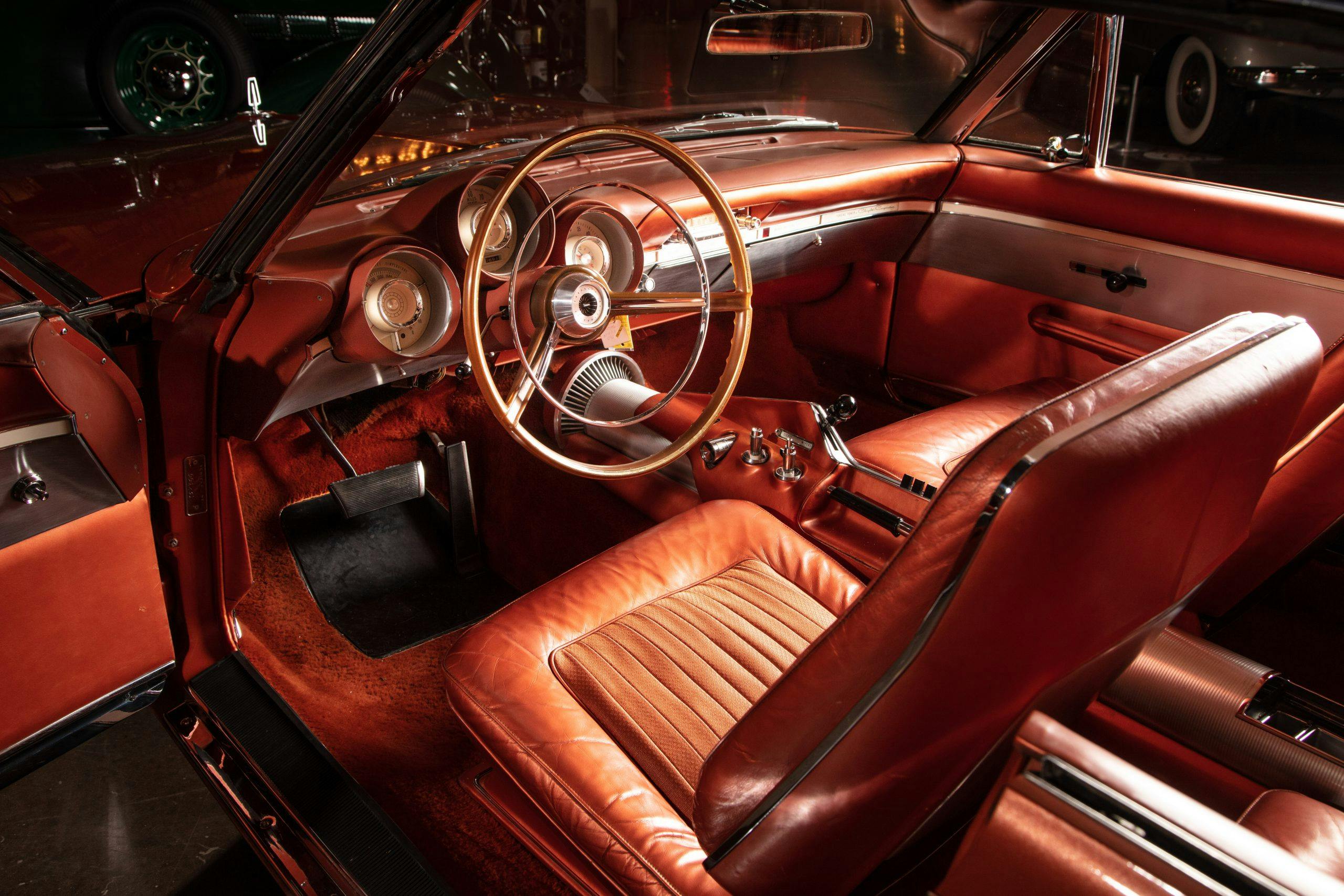 Chrysler Turbine car interior angle