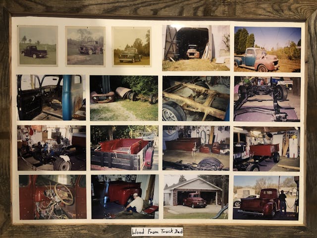 1948 Ford F-1 vintage photo collage