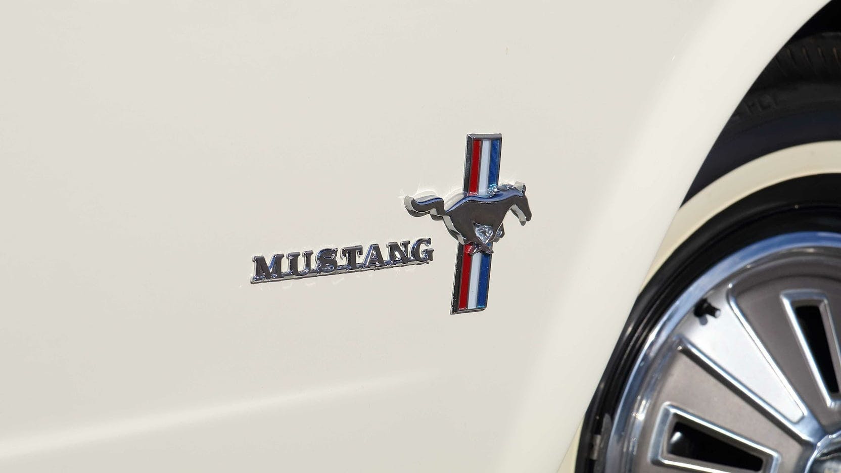 1965 Magic Skyway Mustang Convertible badging