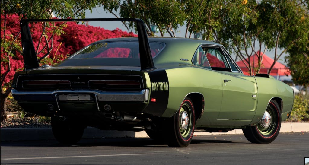 1969 Dodge Charger Daytona rear three-quarters