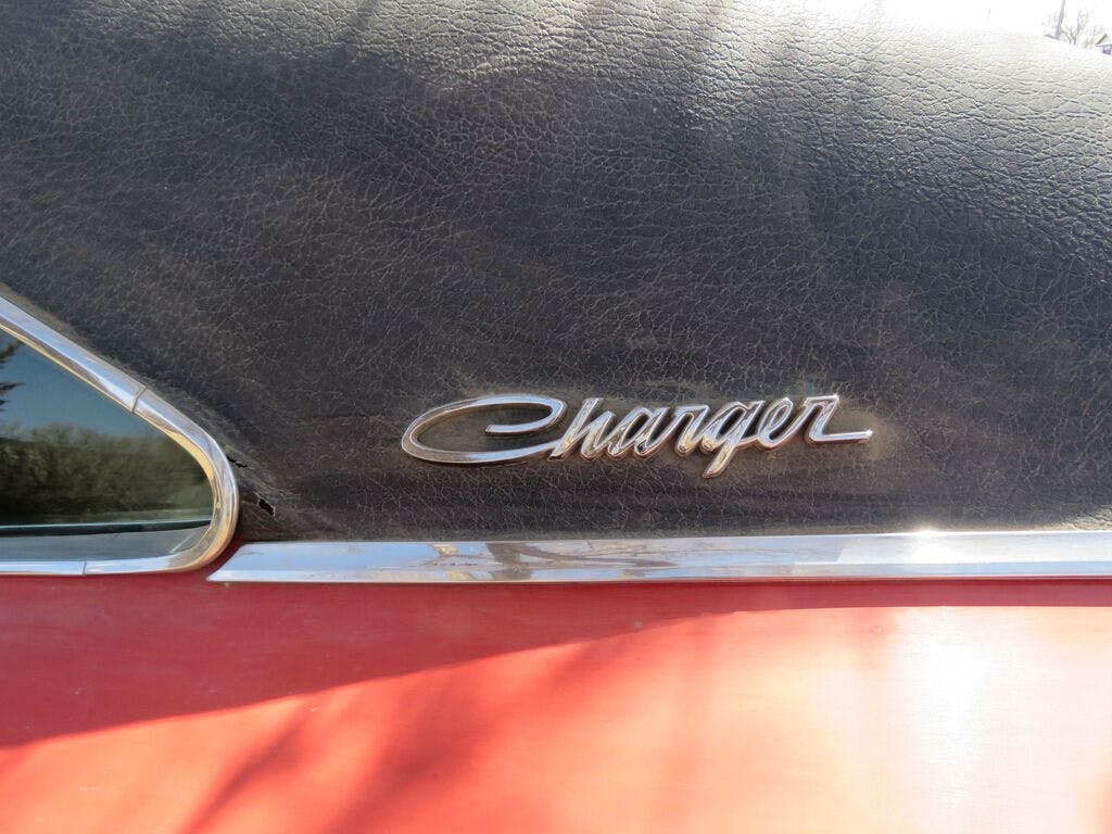 1970 Dodge Charger RT Coupe top decal lettering