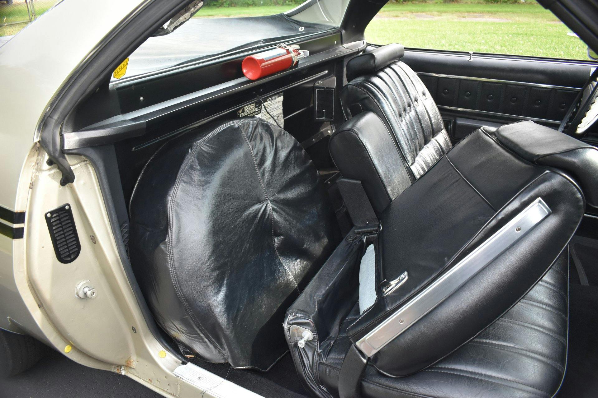 1974 Chevrolet El Camino interior behind seats
