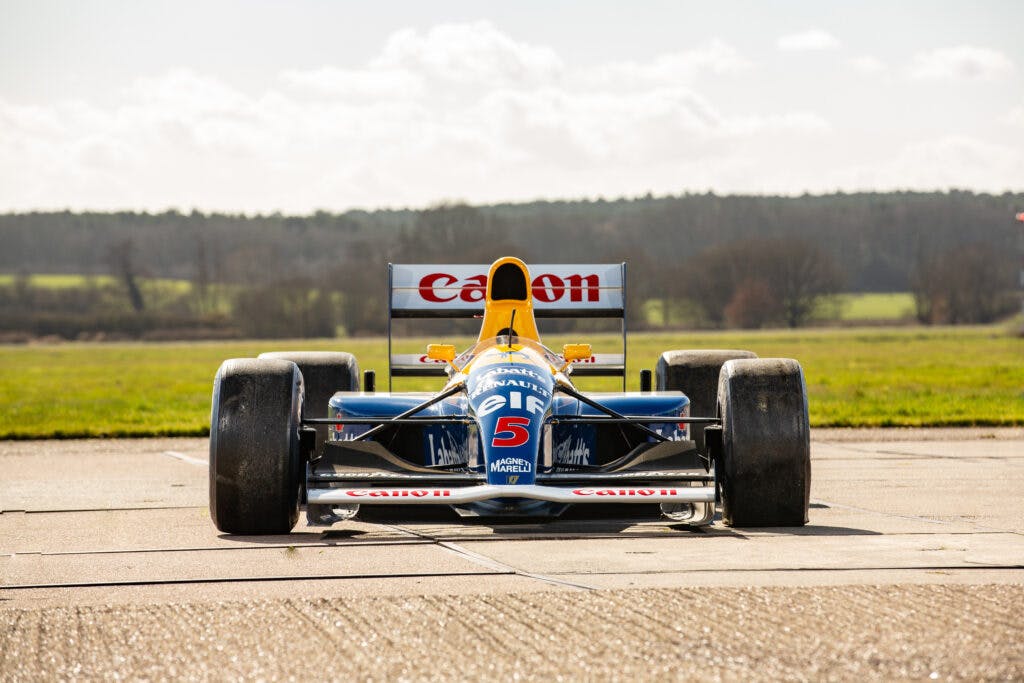 1991-Williams-FW14 Mansell Monaco 2022 RM Sotheby's front