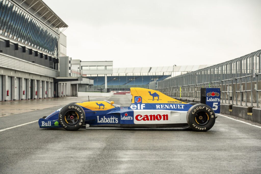 1991-Williams-FW14 Mansell Monaco 2022 RM Sotheby's profile
