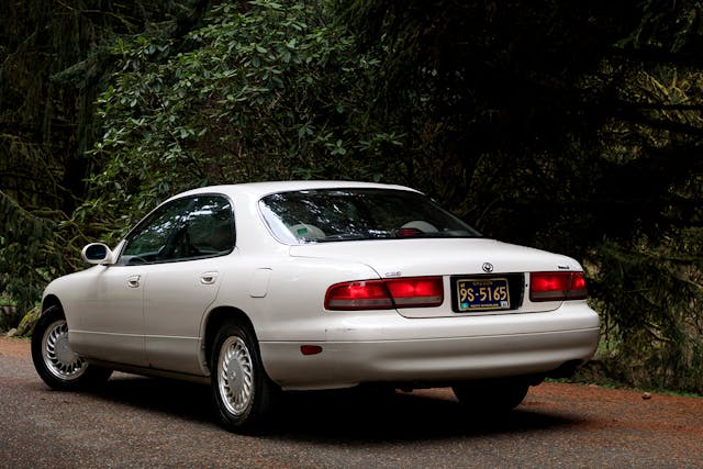 1993 Mazda 929 rear white