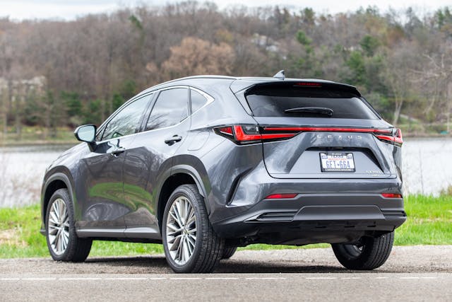 2022 Lexus NX 350 rear three-quarter