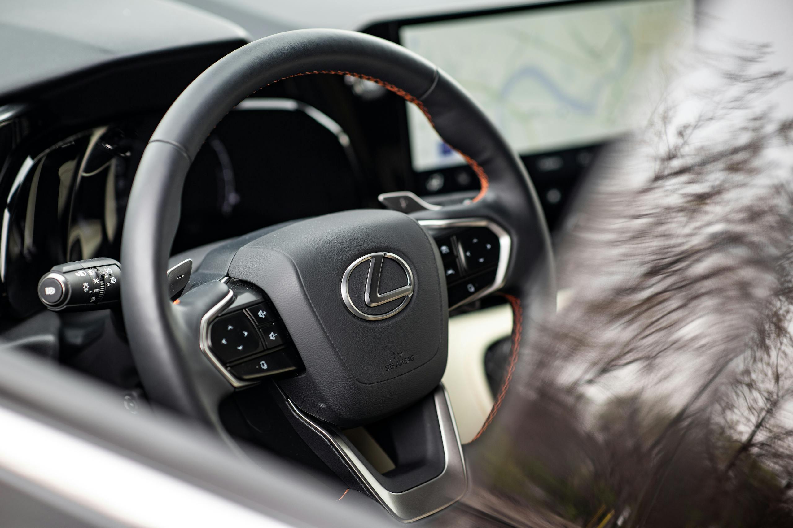 2022 Lexus NX 350 interior steering wheel