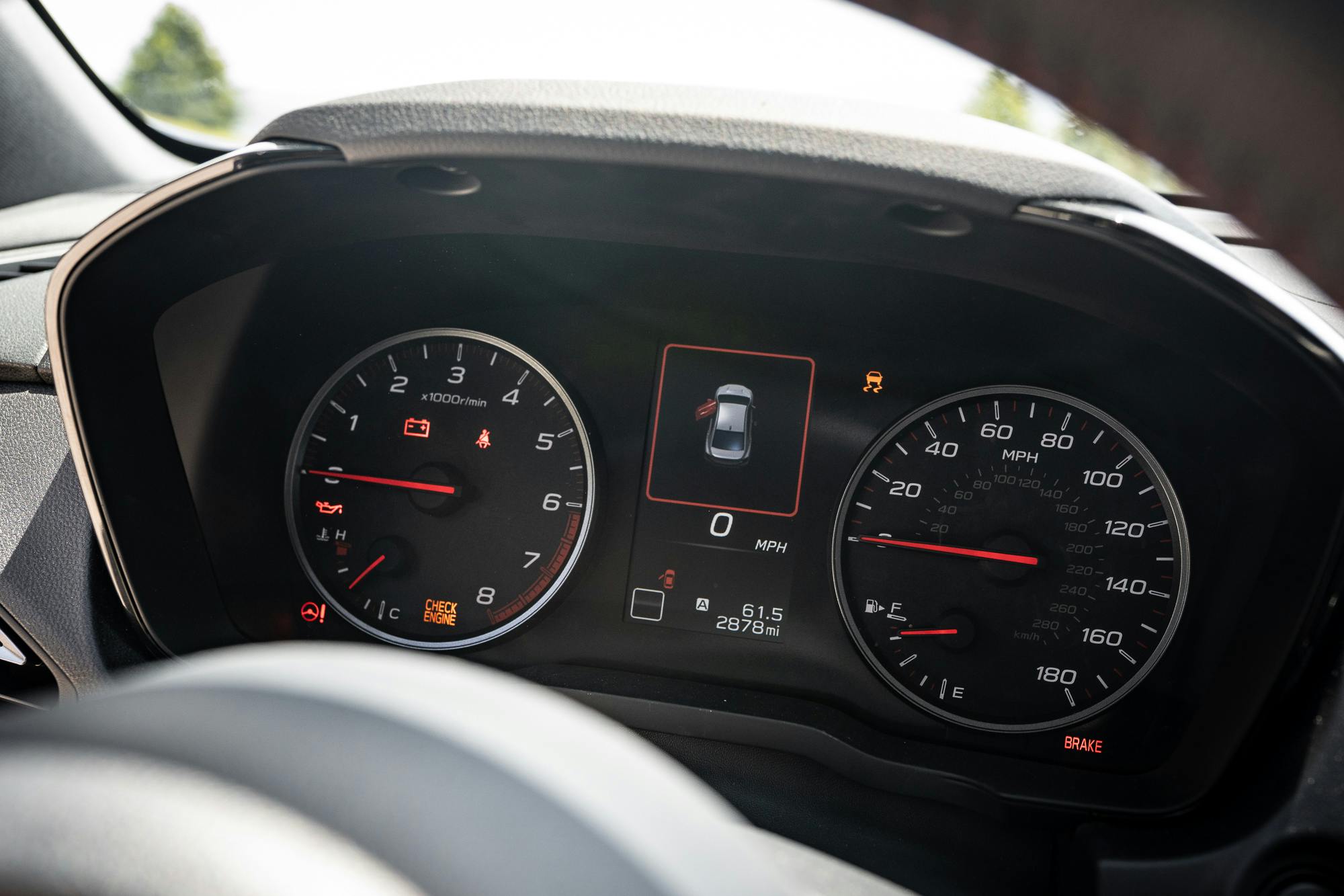 2022 Subaru WRX 6-Speed interior dash