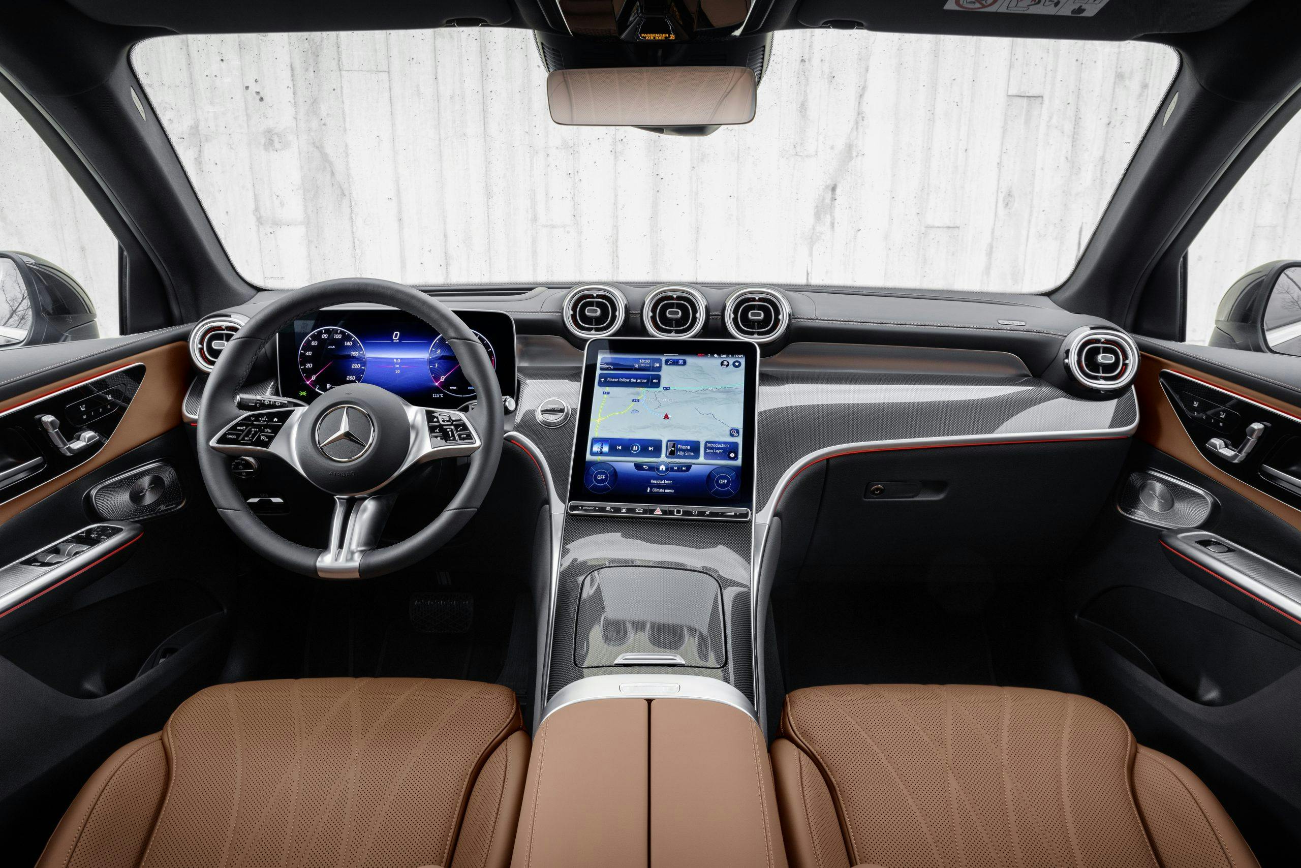 Mercedes-Benz GLC SUV interior front