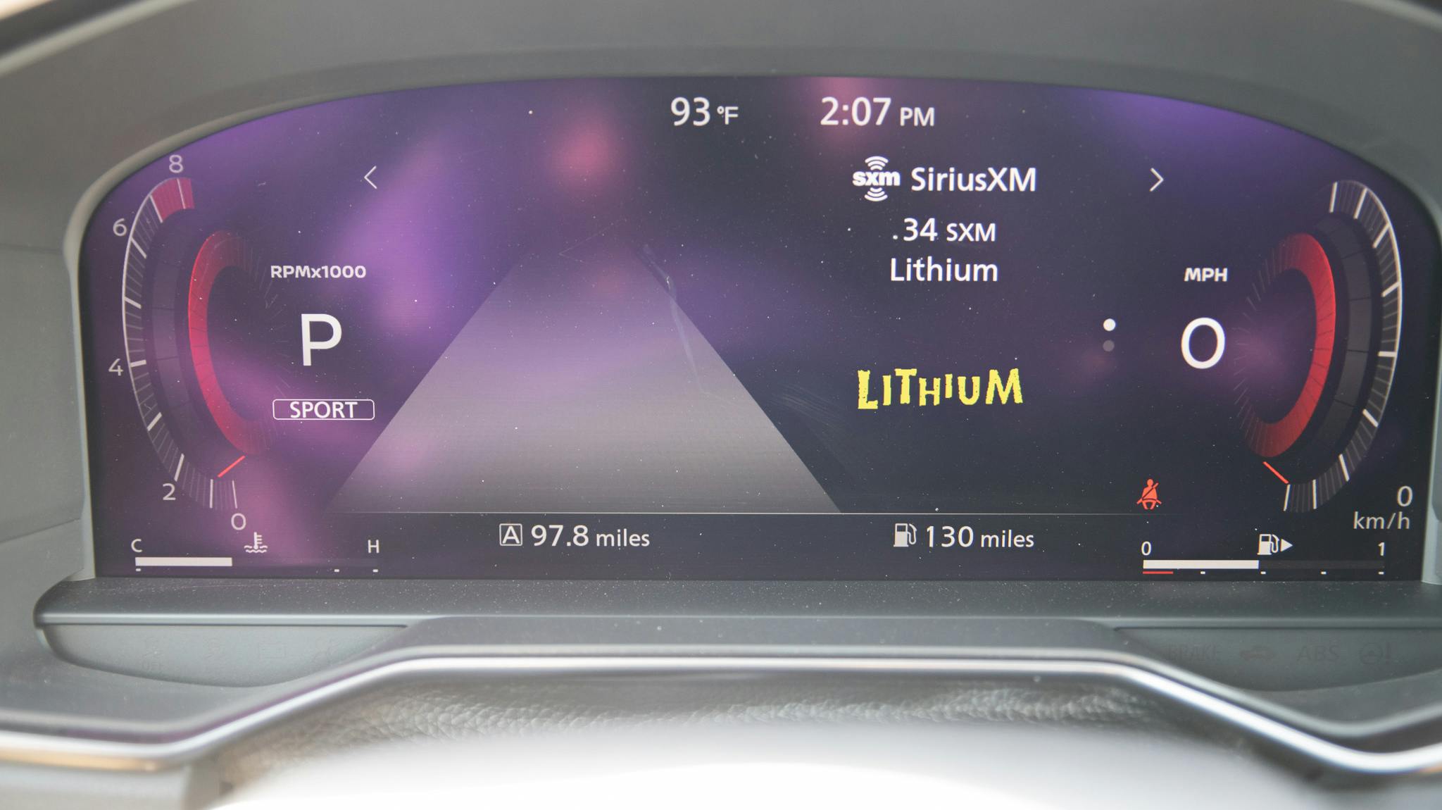 2023 Nissan Z Coupe interior digital dash display