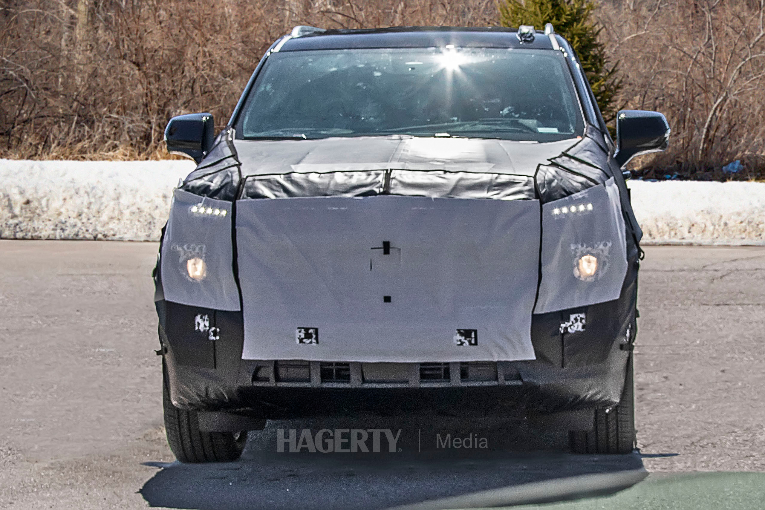 Suburban Prototypes Hint At Frownier More Luxe 2024 Refresh Hagerty   2024 Chevrolet Suburban Prototype Spy Shots 2 