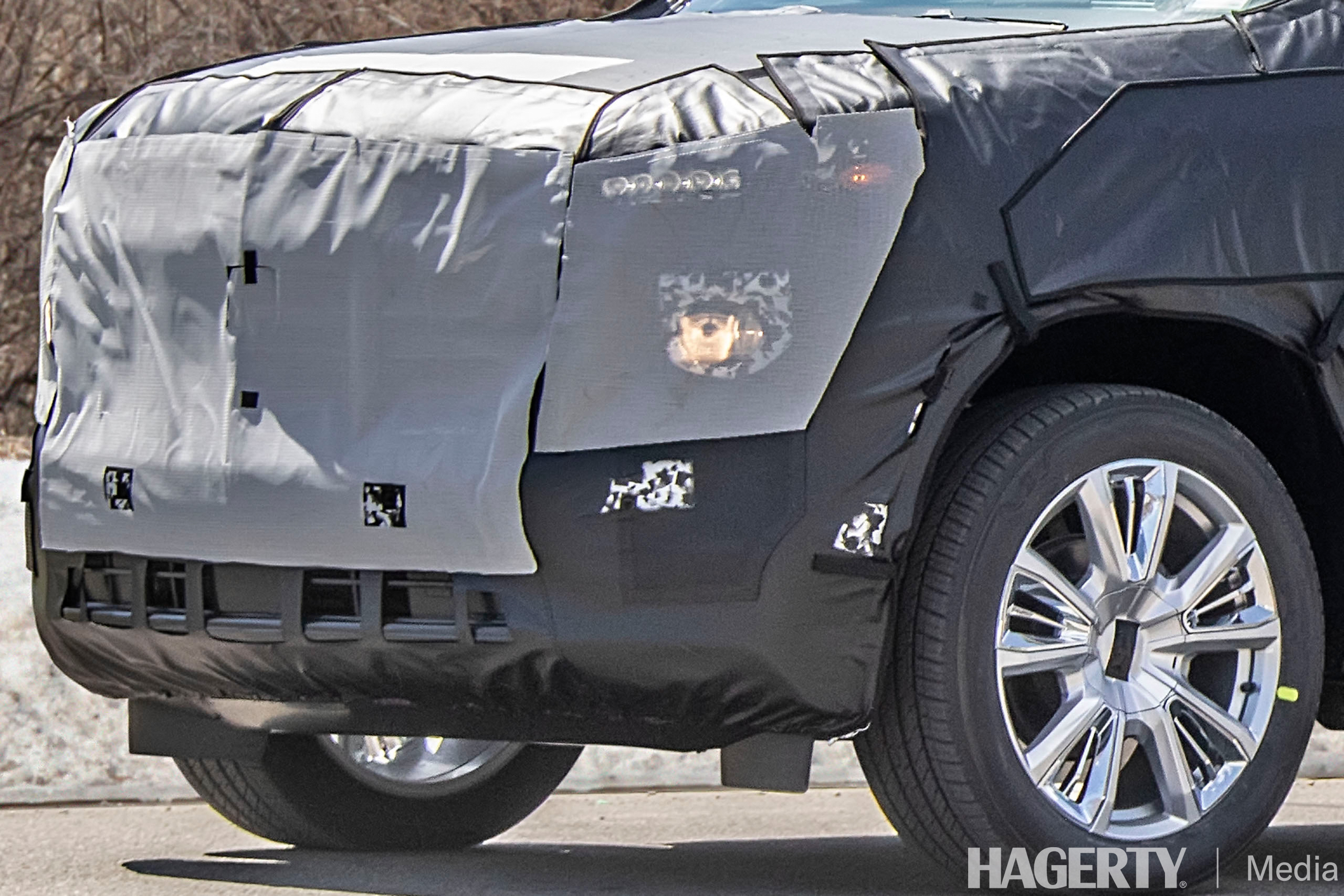 Suburban Prototypes Hint At Frownier More Luxe 2024 Refresh Hagerty   2024 Chevrolet Suburban Prototype Spy Shots 5 