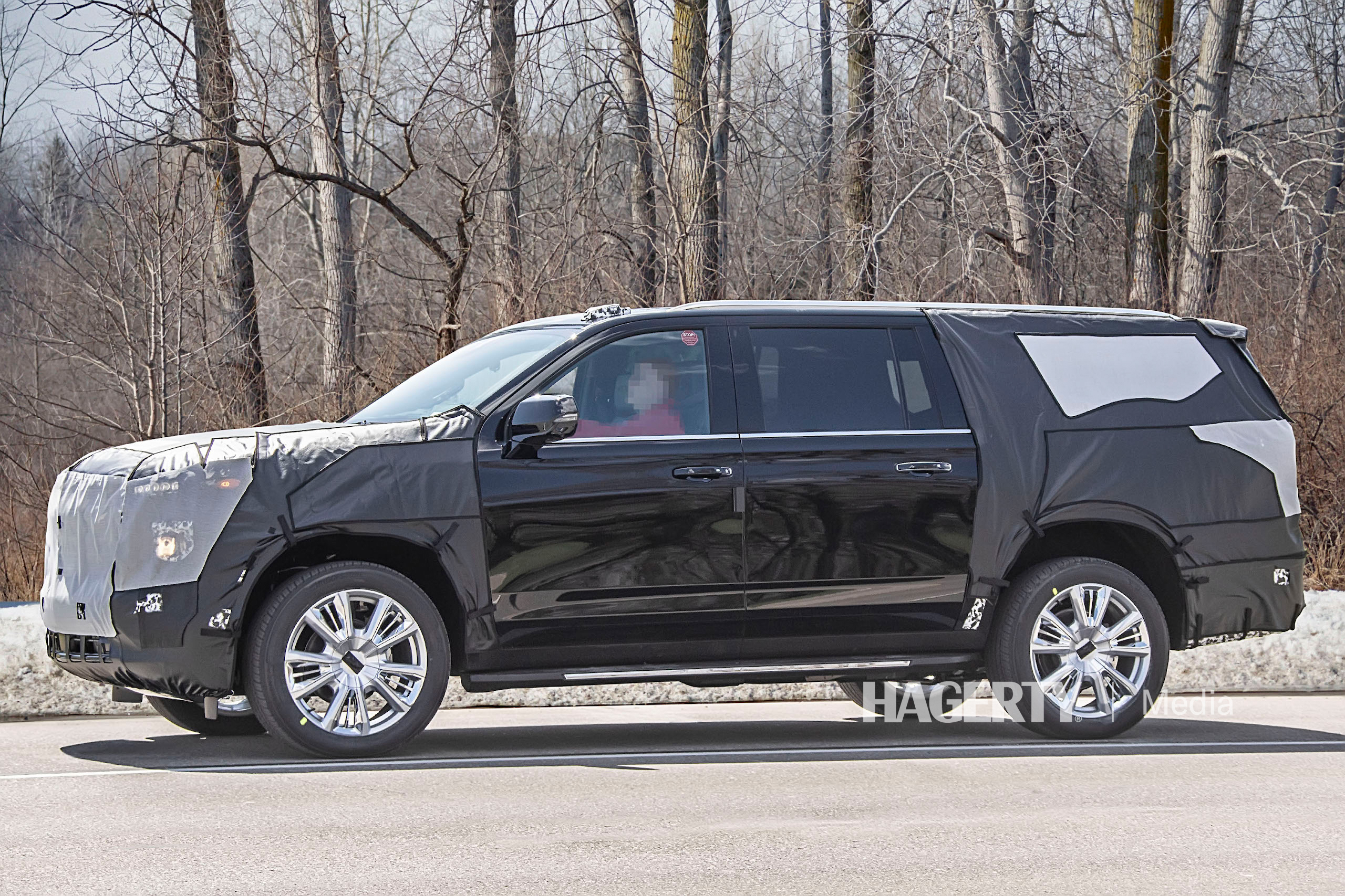 Suburban Prototypes Hint At Frownier More Luxe 2024 Refresh Hagerty   2024 Chevrolet Suburban Prototype Spy Shots 6 