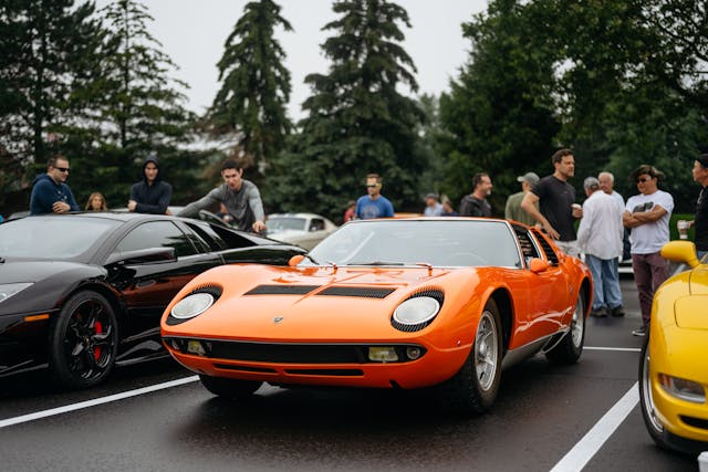 Concours of America Cars and Coffee Miura