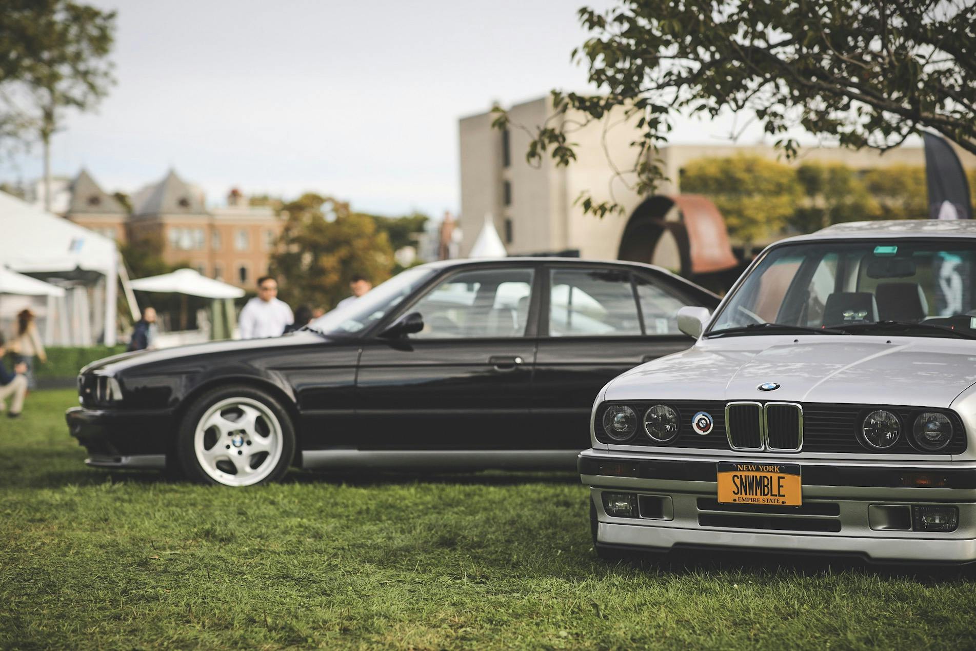 BMW with novelty license plate is featured at RADwood event
