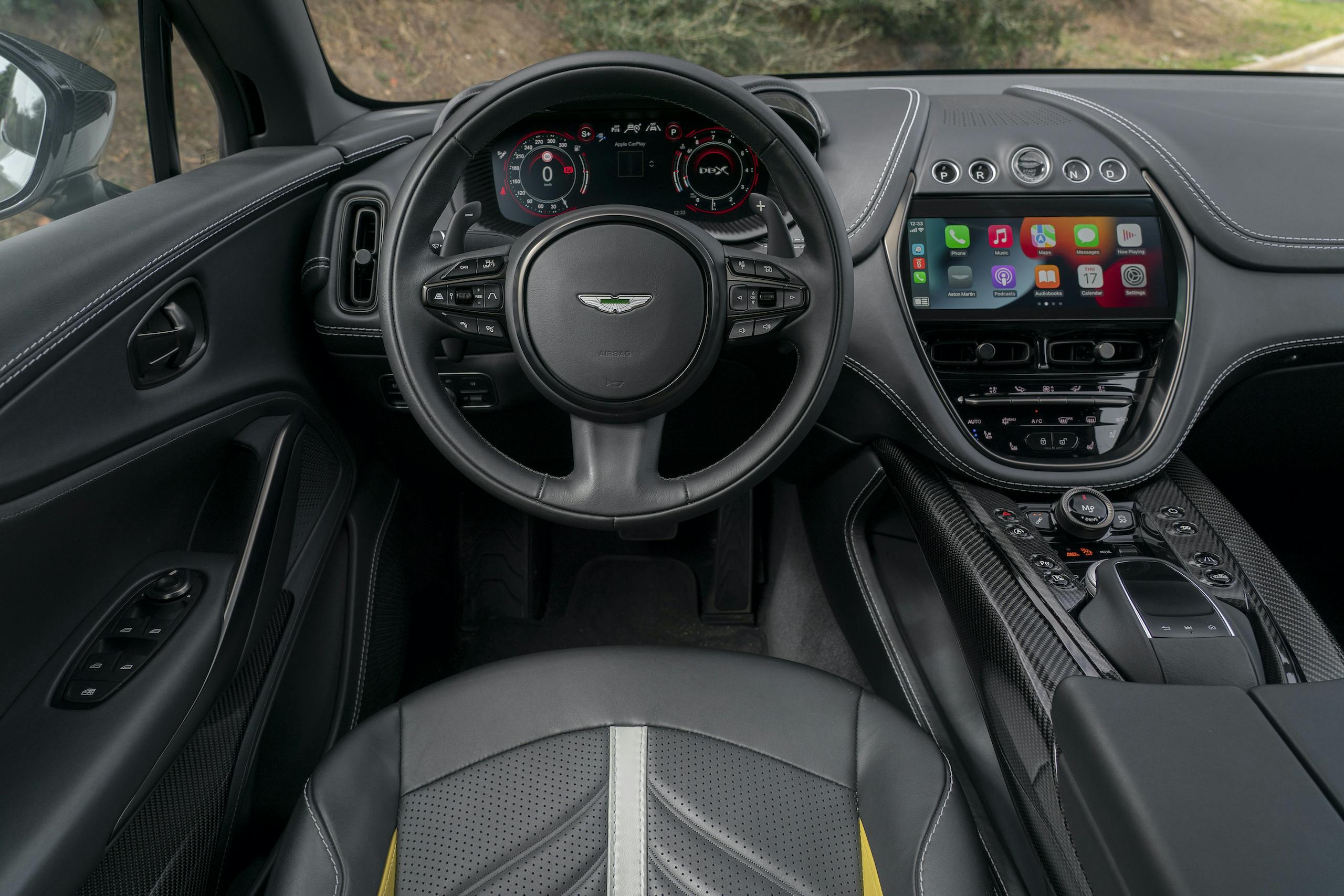 Aston Martin DBX707 Apex Grey interior driver seat