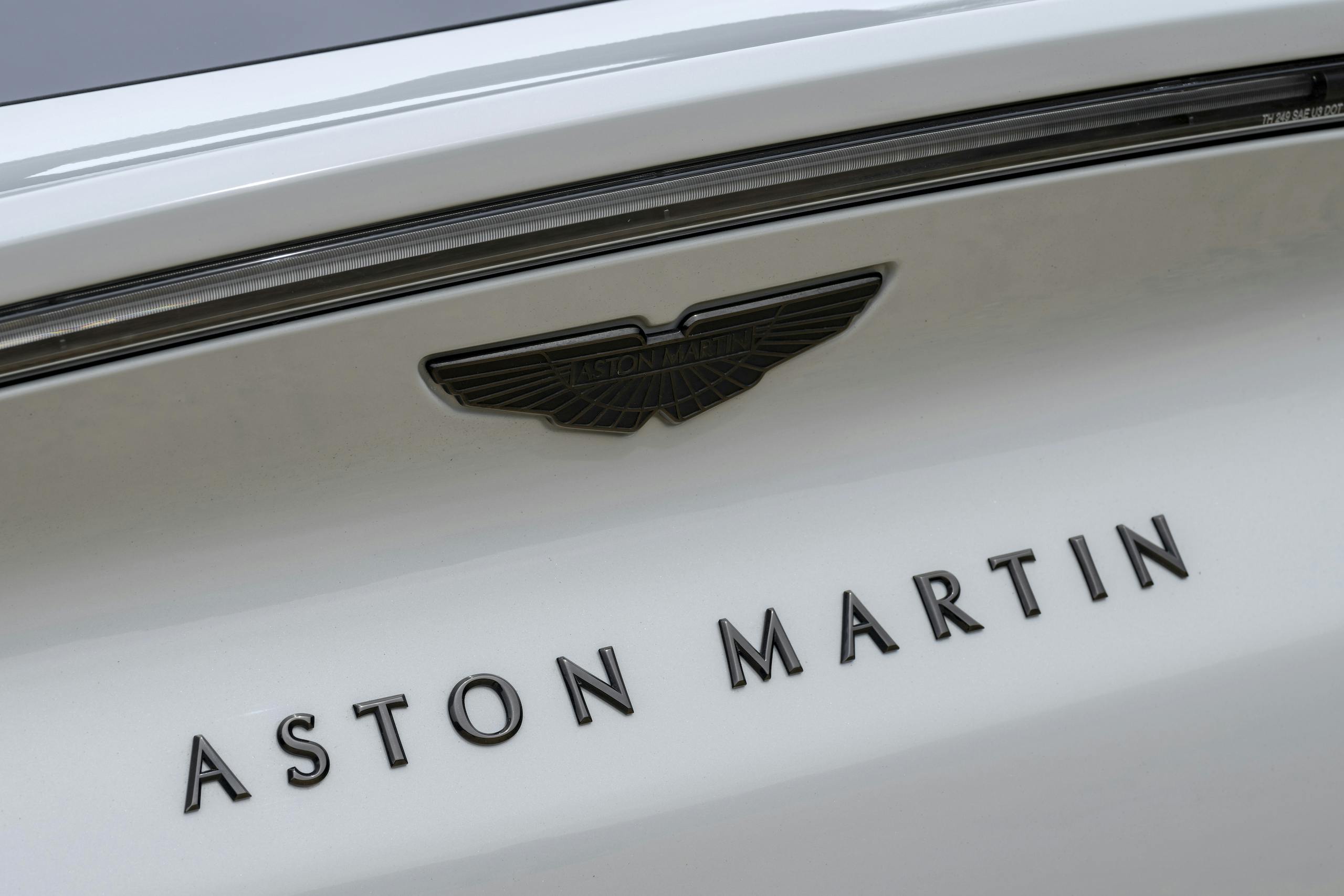 Aston Martin DBX707 Apex Grey rear badging