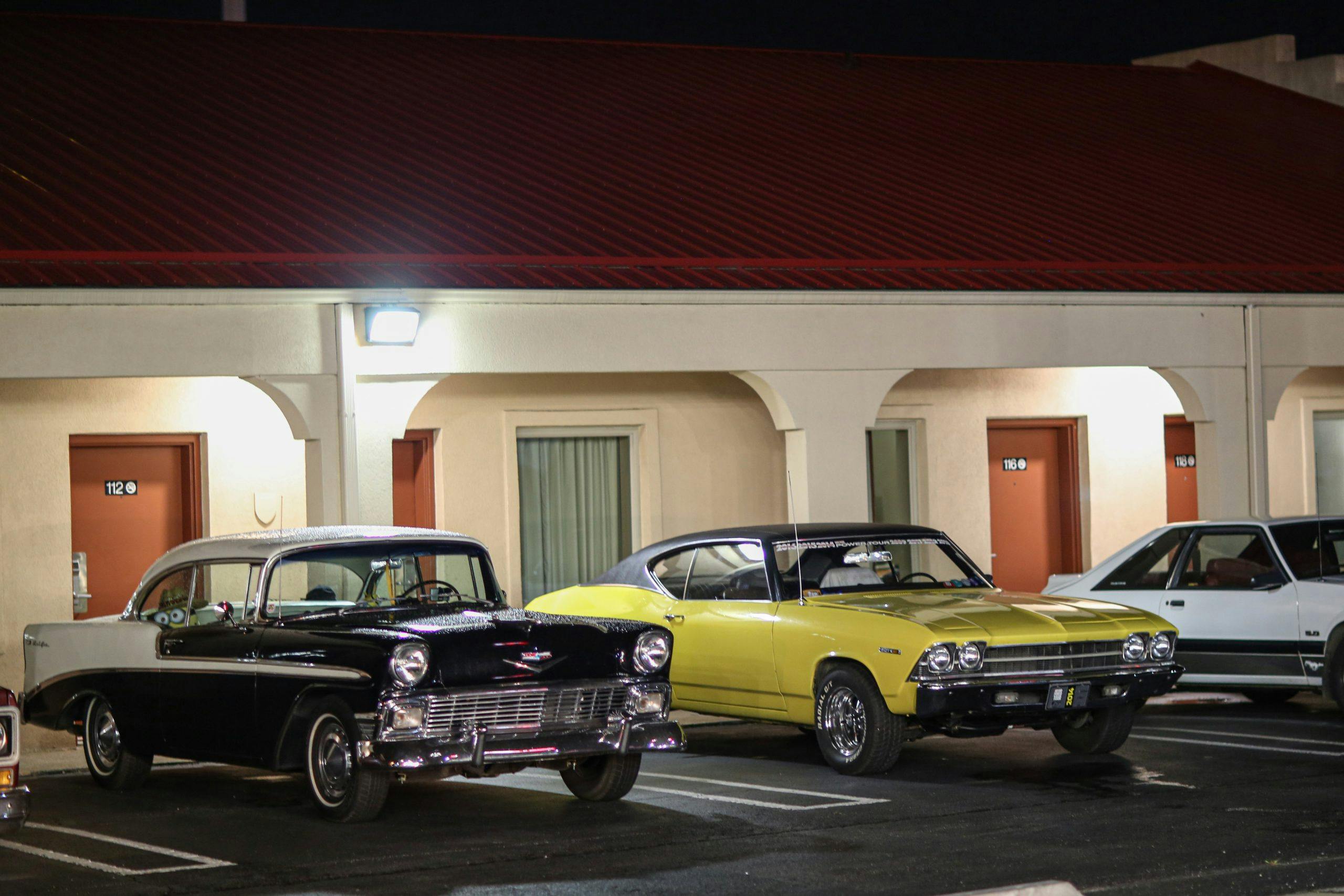 Hot rods take a pitstop at motel