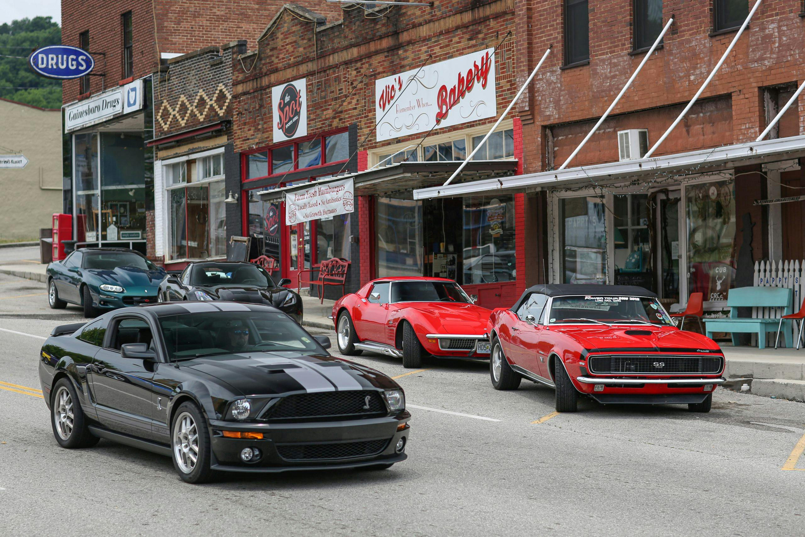 Cars gather downtown for Power Tour
